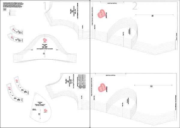 D005 Katie Kokon Rok pdf patroon, S-5XL, (A0, A3, A4,Letter size), Afr & Eng - Image 3