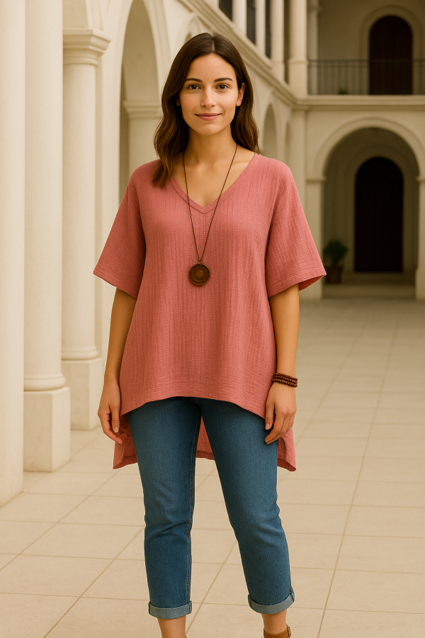 T005 Tina Dolman Sleeve Top pdf Patroon, Groottes S-5XL Afr. & Eng. Formate A0, A3, A4, Letter size