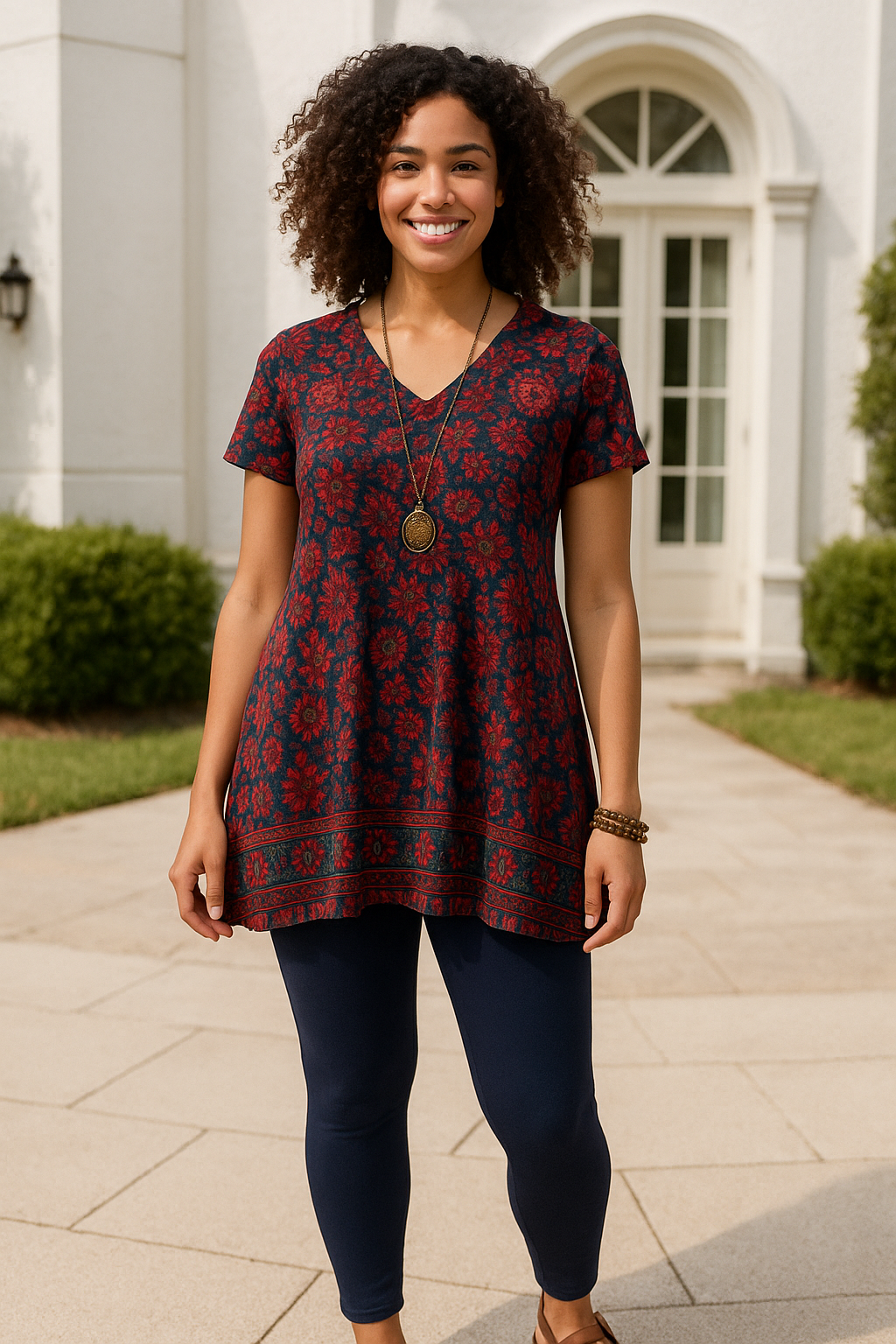 T011 Casual Knit Tunic pdf Sewing Pattern, Sizes S-5XL, A0,A3,A4,Letter size, English & Afrikaans - Image 7