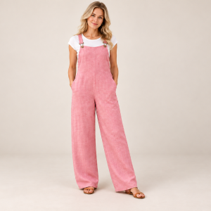 P036 Poppy Women's Dungaree Layered Sewing Pattern PDF | Easy Beginner Overalls | Sizes S–5XL English and Afrikaans